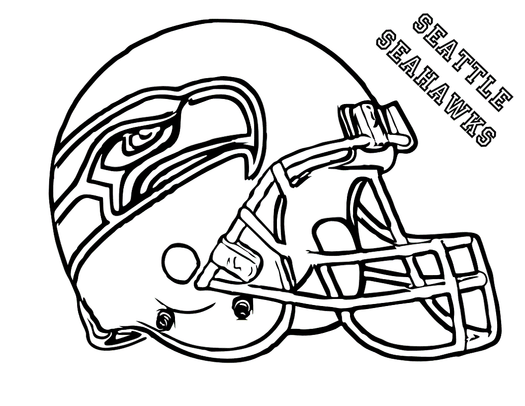 Printable Seattle Seahawks Coloring Page For Kids inside Free Printable Seahawks Coloring Pages