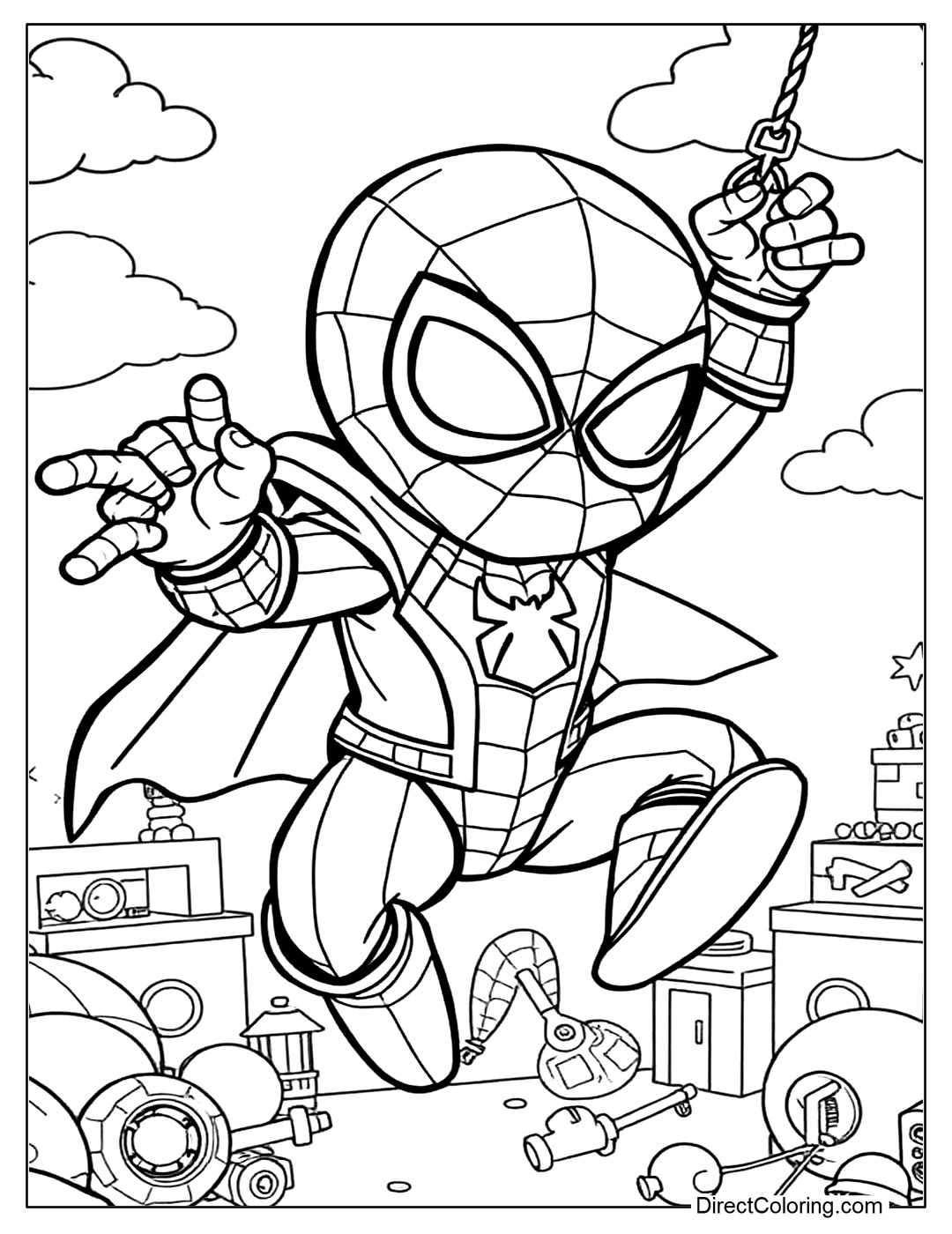 Printable Spiderman Coloring Pages – Free Fun For All Ages regarding Free Printable Spiderman Coloring Pages