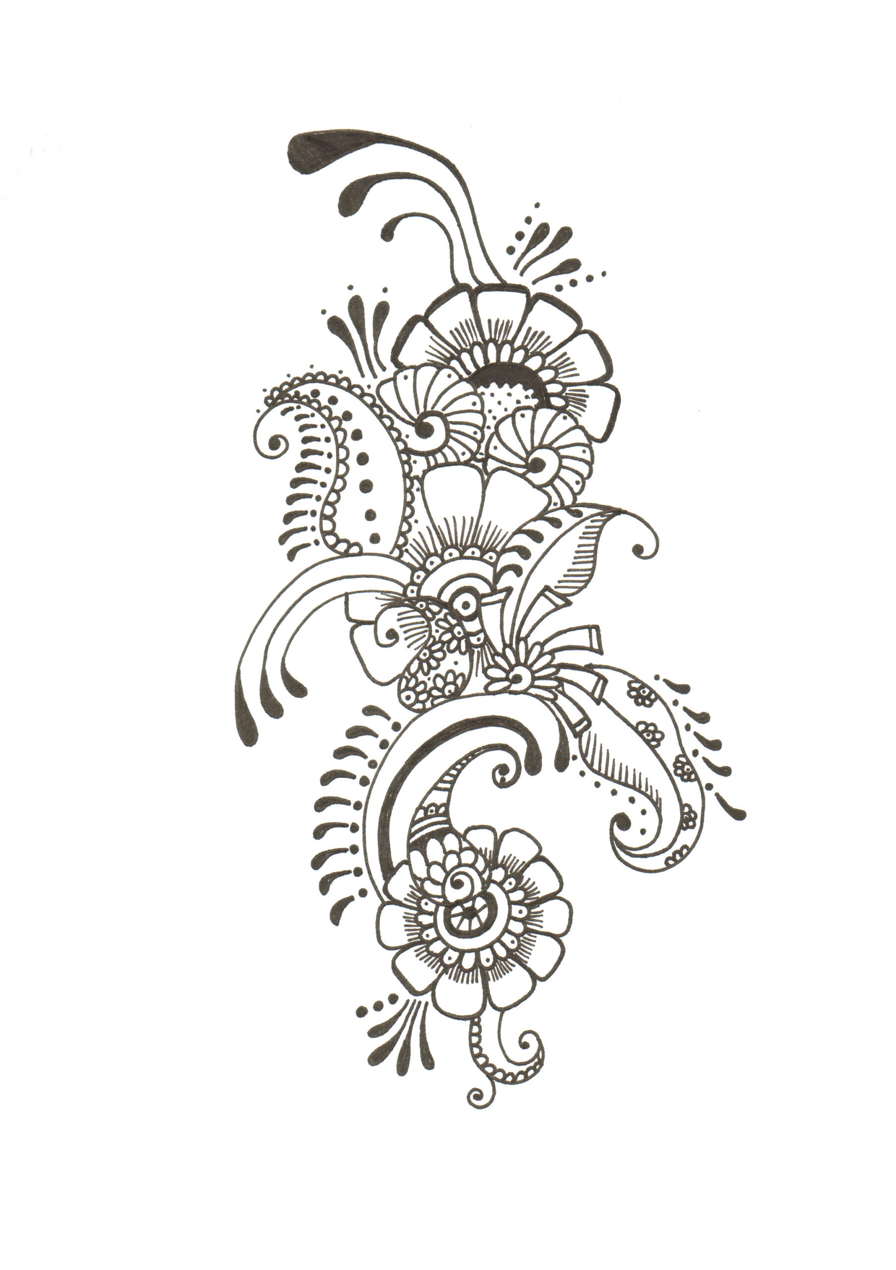 Printable Stencil Henna Patterns - Printable Party Favors within Free Printable Henna Tattoo Designs