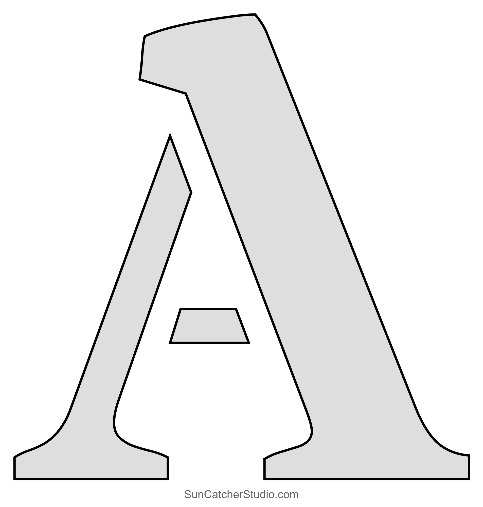 Printable Stencils (Free Alphabet Font And Letter Templates with Free Printable Alphabet Stencils To Cut Out