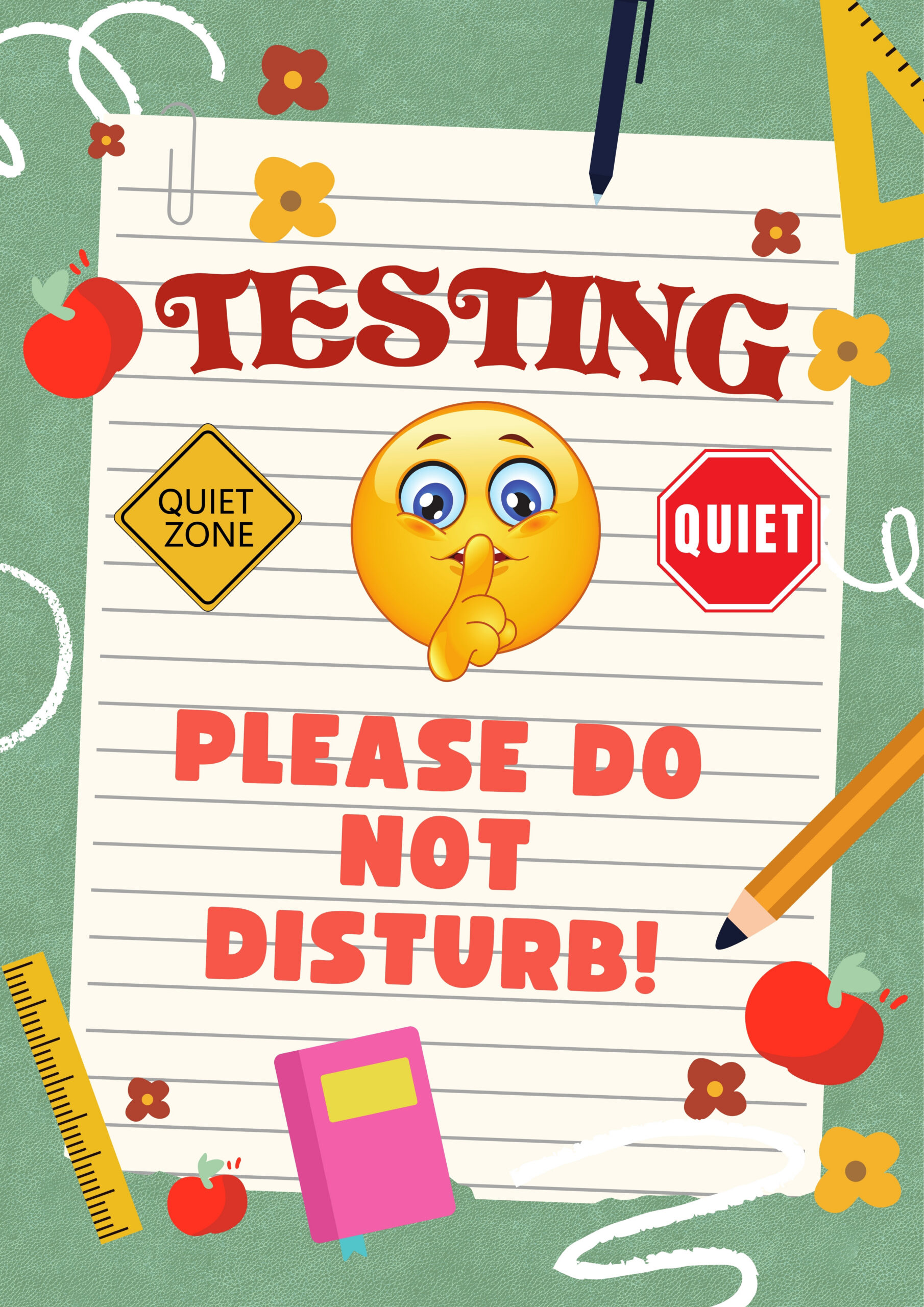 Printable Testing Do Not Disturb Sign | Teaching Resources pertaining to Free Printable Testing Signs