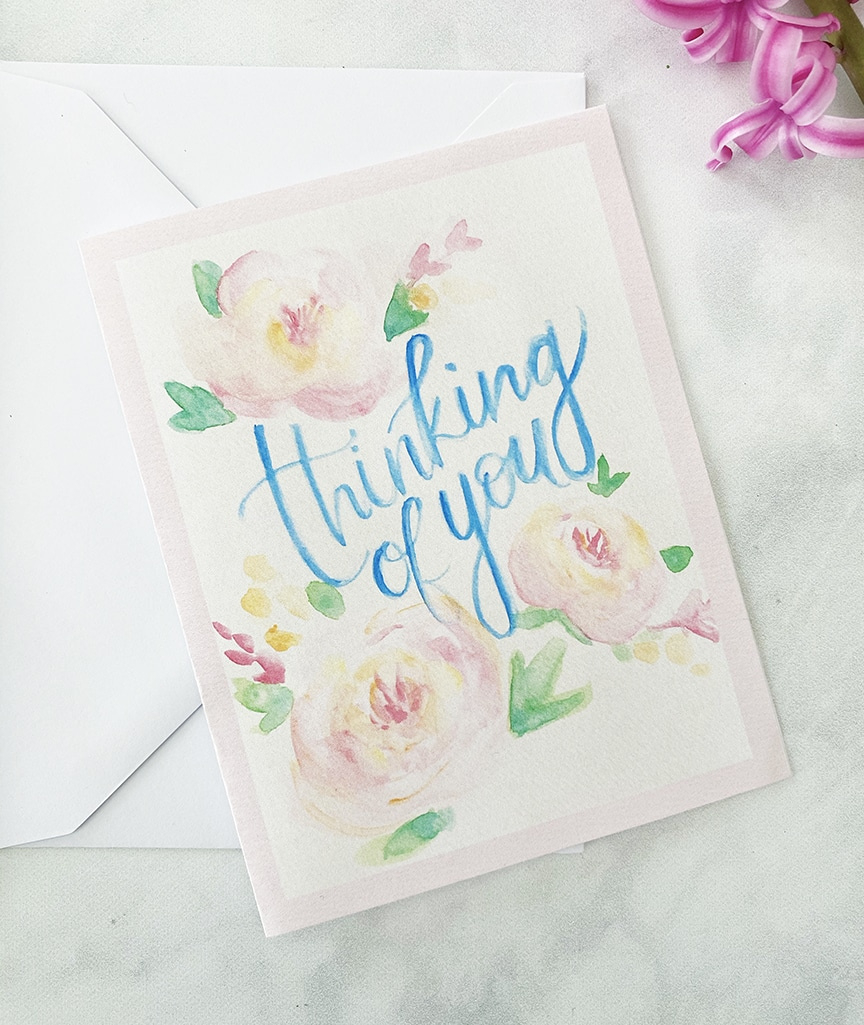 Printable Thinking Of You Card - Pineapple Paper Co. inside Free Printable Thinking Of You Cards
