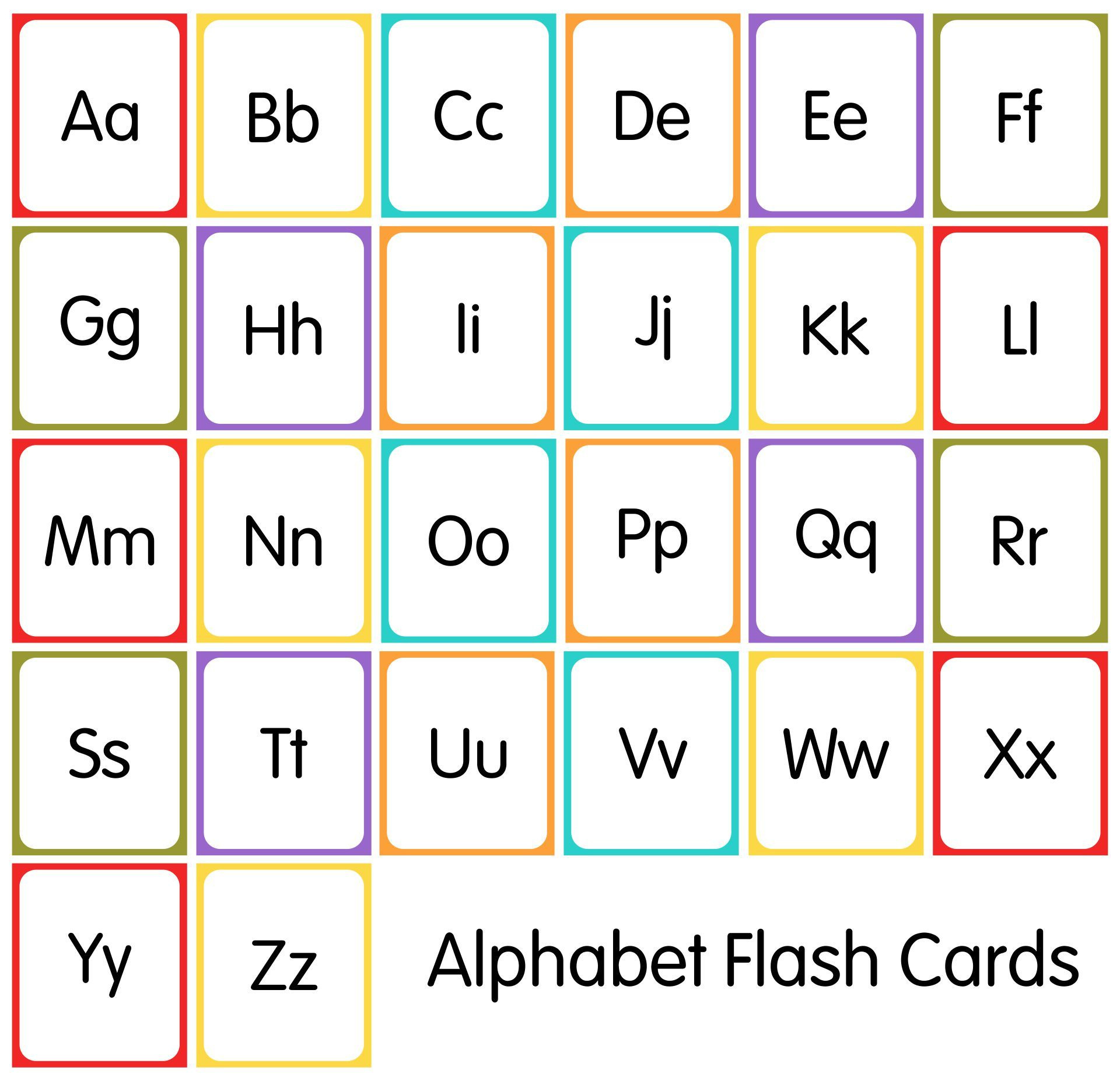 Printable Uppercase Lowercase Letters Printable Alphabet 26 Pages pertaining to Free Printable Alphabet Letters Upper And Lower Case