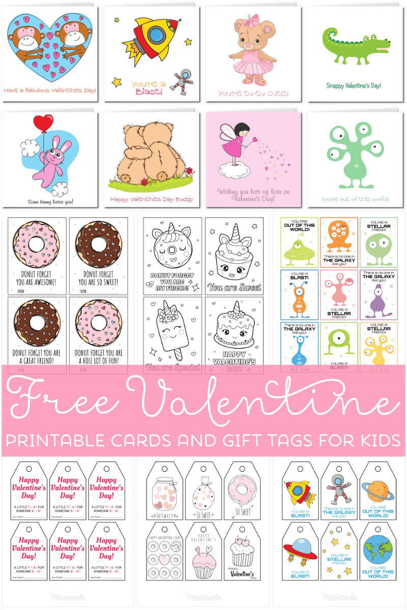 Printable Valentine Cards For Kids regarding Free Printable Valentines For Kids