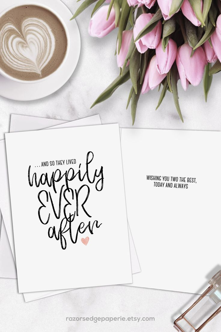 Printable Wedding Card For Couple Bridal Shower Instant Download regarding Free Printable Wedding Shower Greeting Cards