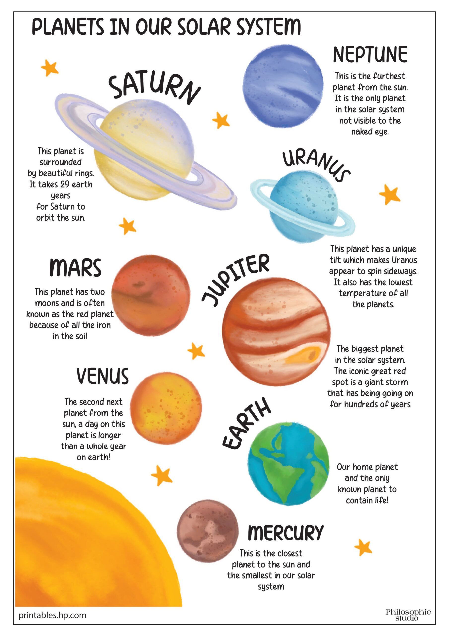 Printables - Free Coloring Pages &amp;amp; Learning Worksheets | Hp pertaining to Free Printable Solar System Worksheets