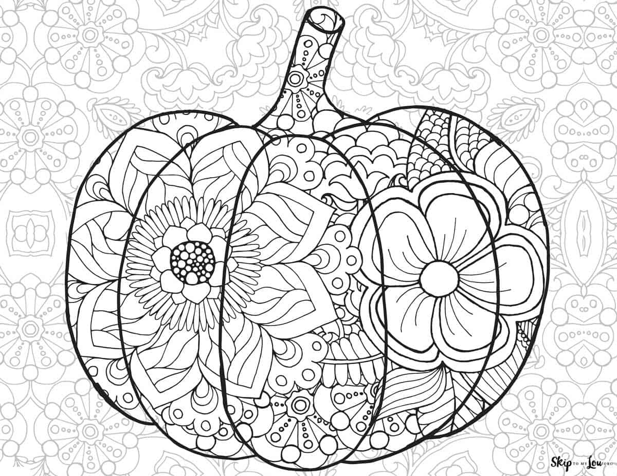 Pumpkin Coloring Pages | Skip To My Lou throughout Free Printable Pumpkin Coloring Pages