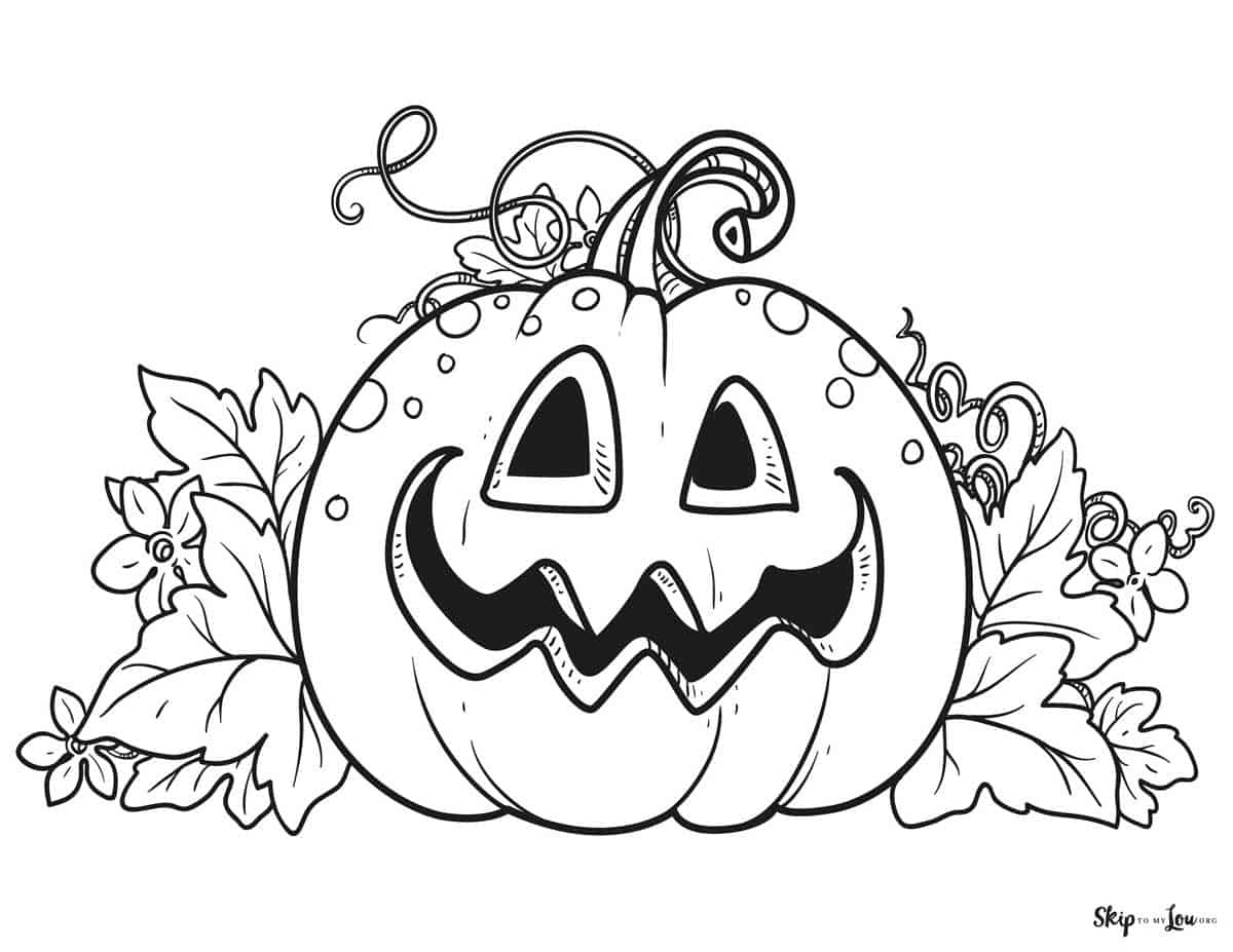 Pumpkin Coloring Pages | Skip To My Lou within Free Printable Pumpkin Coloring Pages