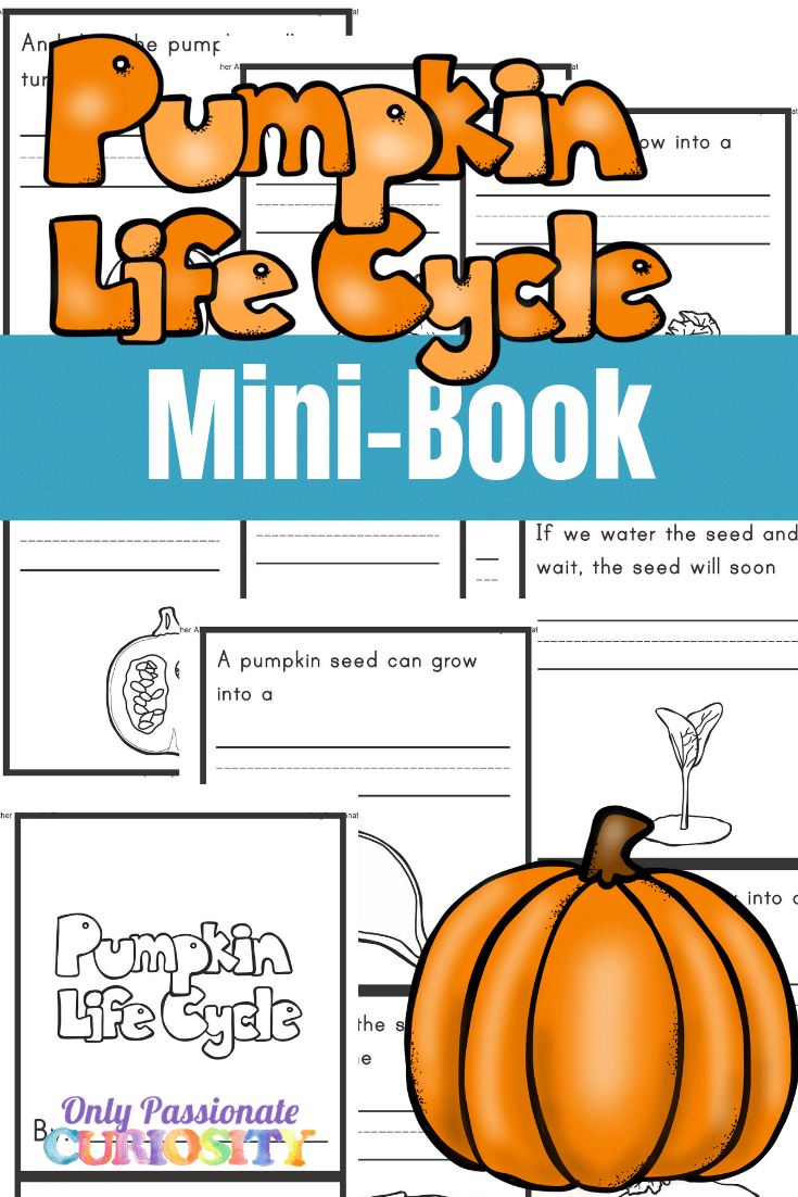 Pumpkin Life Cycle Mini-Book - Only Passionate Curiosity inside Free Printable Pumpkin Books