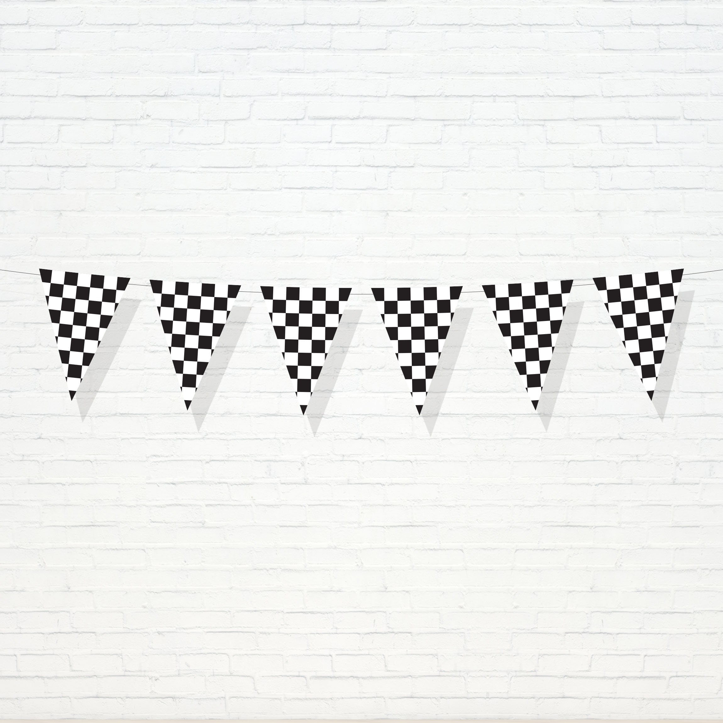 Racing Flags Banner - Printable Vintage Race Car Checkered 1St intended for Free Printable Checkered Flag Banner