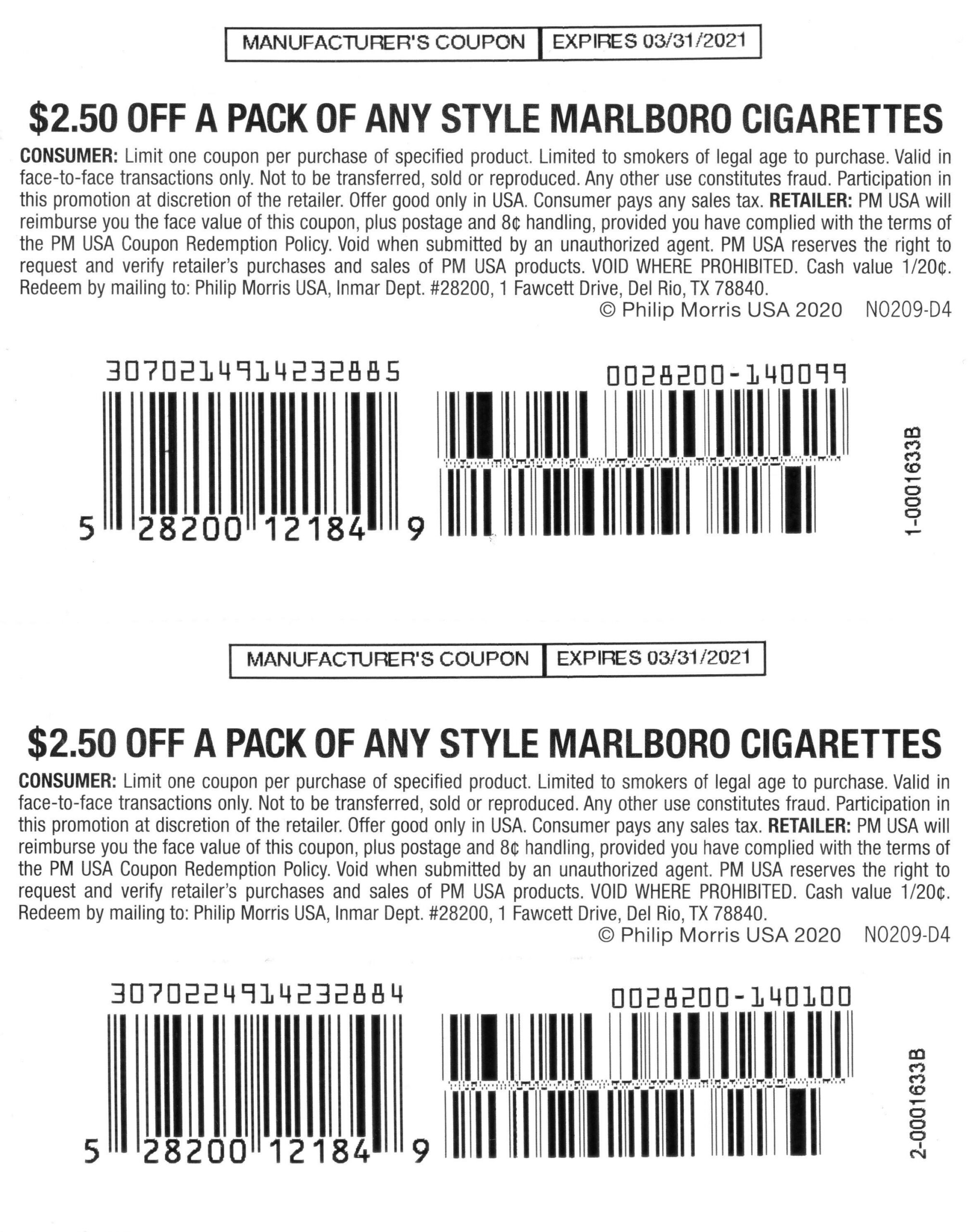 Received Coupons In The Mail, Hoping Somebody Can Use Them : R inside Free Pack Of Cigarettes Printable Coupon