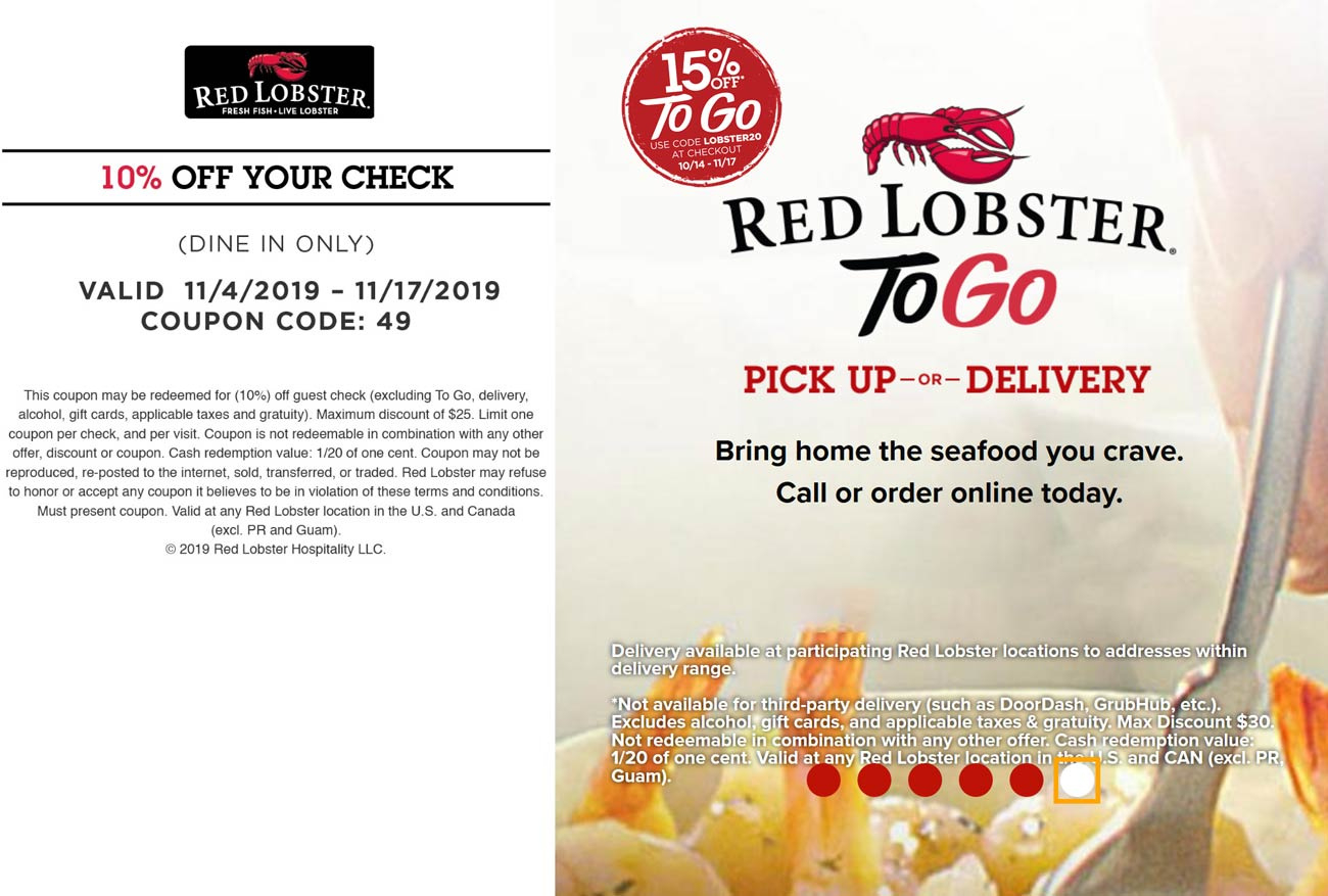 Red Lobster Coupons &amp;amp;Amp; Deals - Worksheets Library within Free Printable Red Lobster Coupons