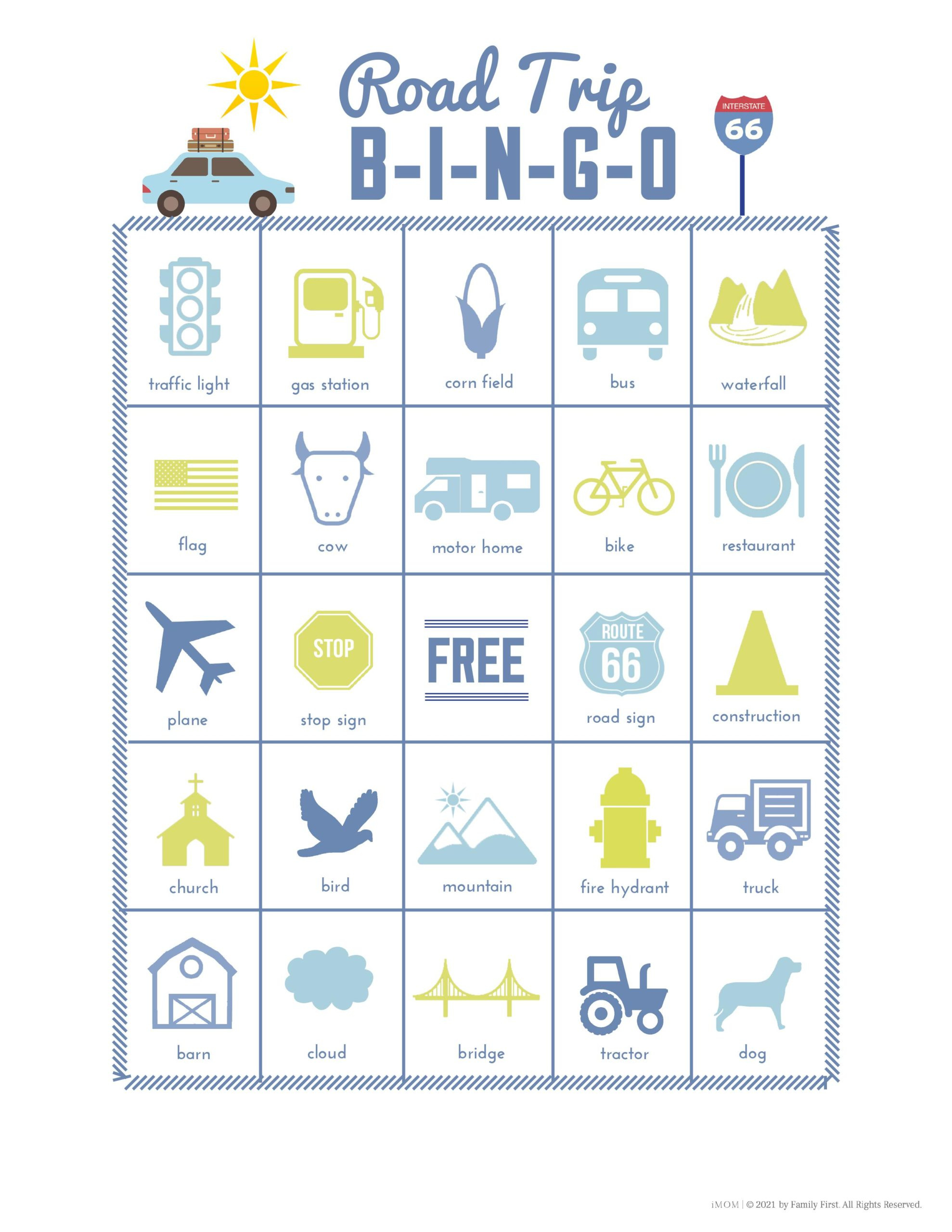 Road Trip Games For Summer - Imom throughout Free Printable Car Ride Games