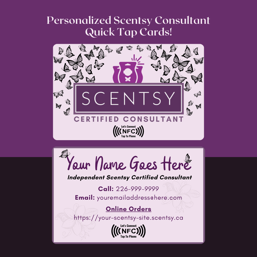 Scentsy Consultant Quick Tap Cards & Coins | Definitive Development within Free Printable Scentsy Business Cards