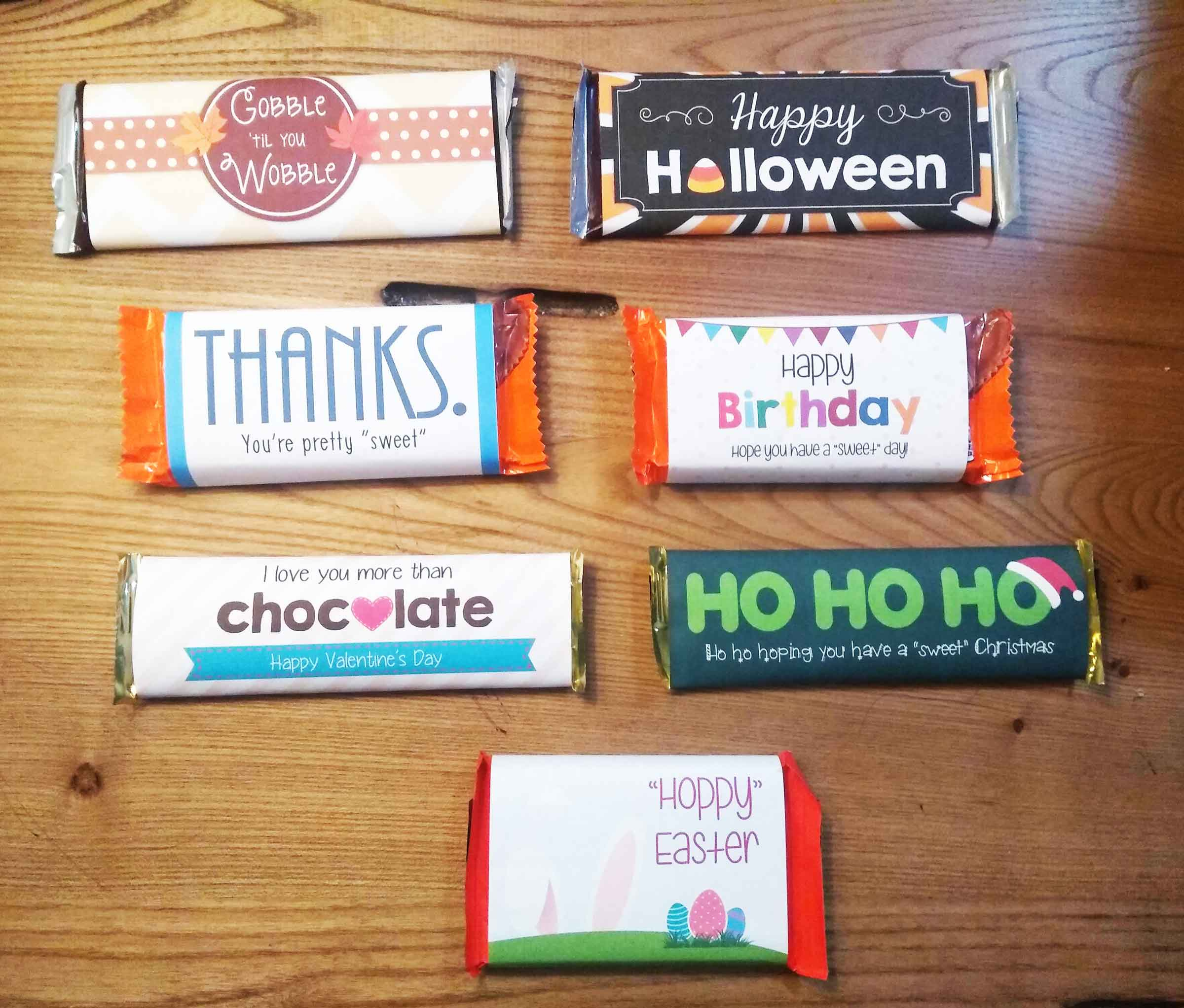 Seven Free Printable Candy Bar Wrappers For Every Occasion - My regarding Free Printable Hershey Bar Wrappers