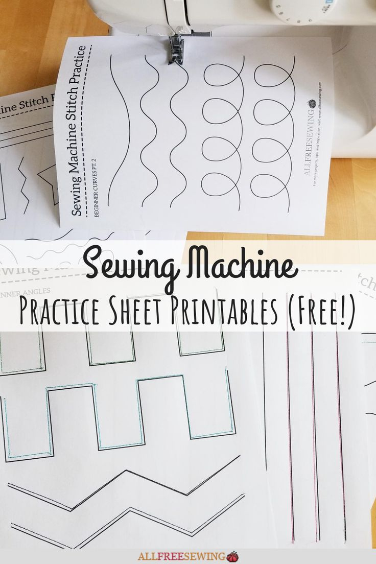 Sewing Machine Paper Practice Sheets (Printable!) pertaining to Printable Free Motion Quilting Templates