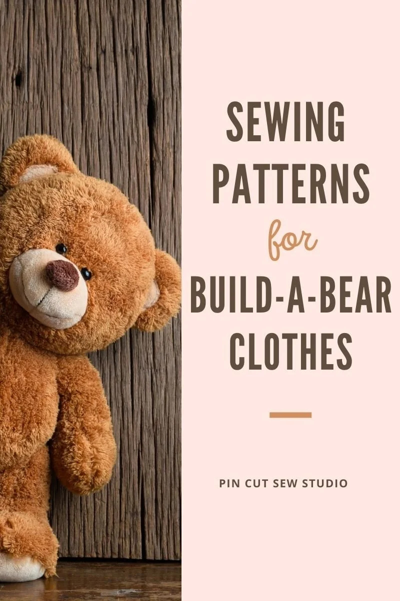 Sewing Patterns For Build-A-Bear Clothes — Pin Cut Sew Studio pertaining to Free Printable Teddy Bear Clothes Patterns