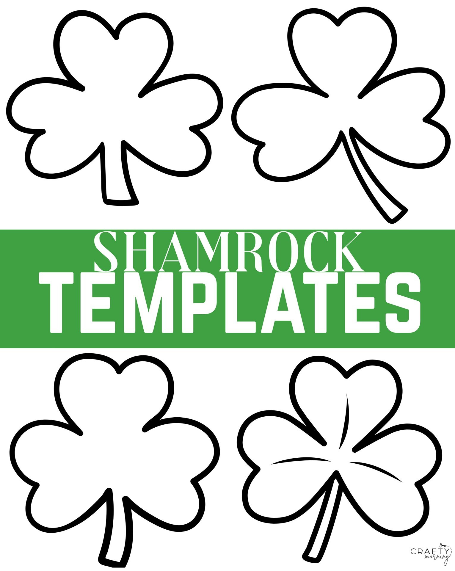 Shamrock Templates To Print - Crafty Morning with regard to Free Printable Shamrock Cutouts