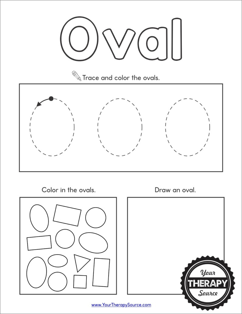 Shapes Worksheet Preschool - Free Printables - Your Therapy Source within Free Printable Shapes Worksheets For Kindergarten