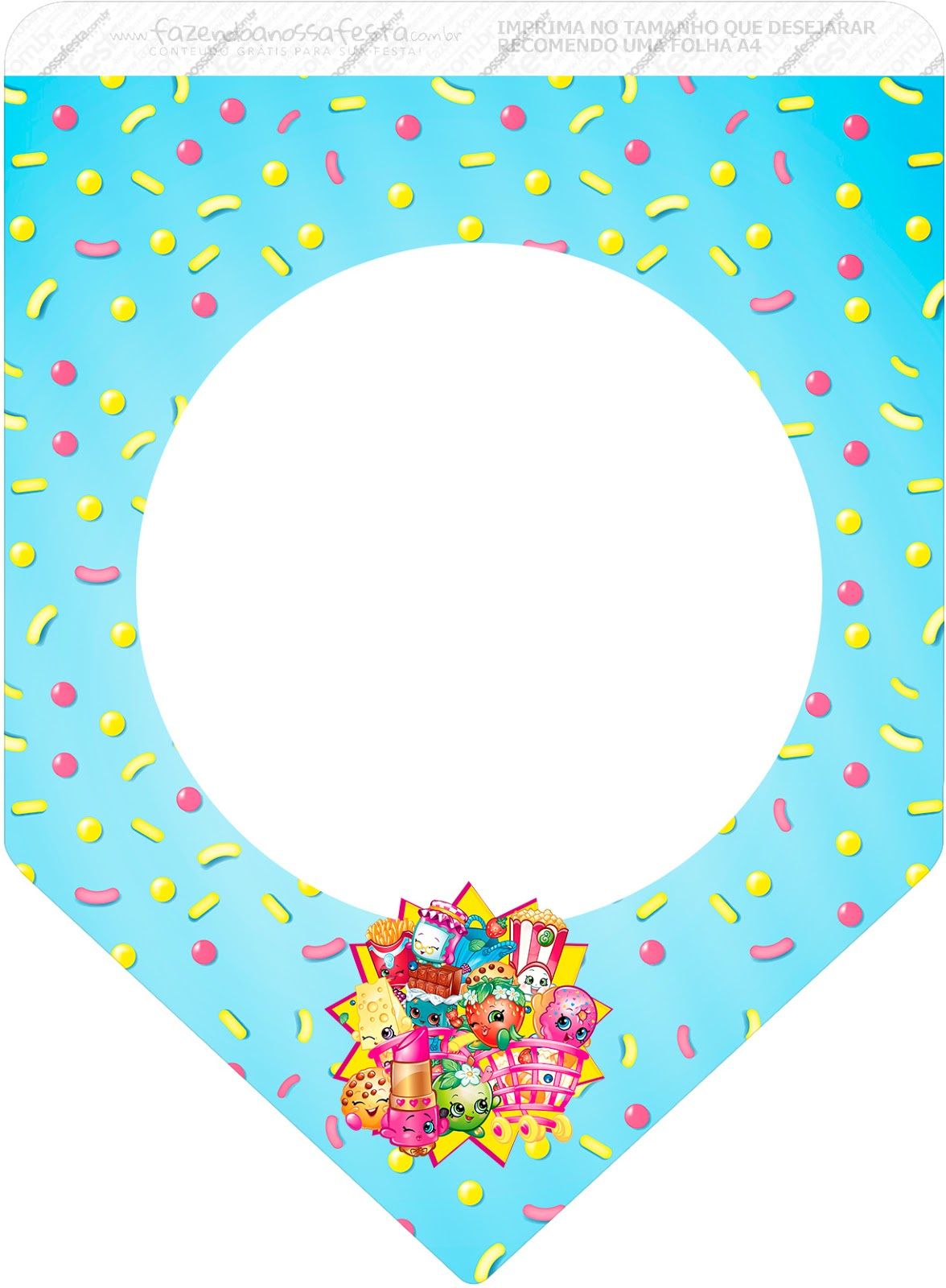 Shopkins: Free Party Printables. - Oh My Fiesta! In English for Shopkins Banner Printable Free