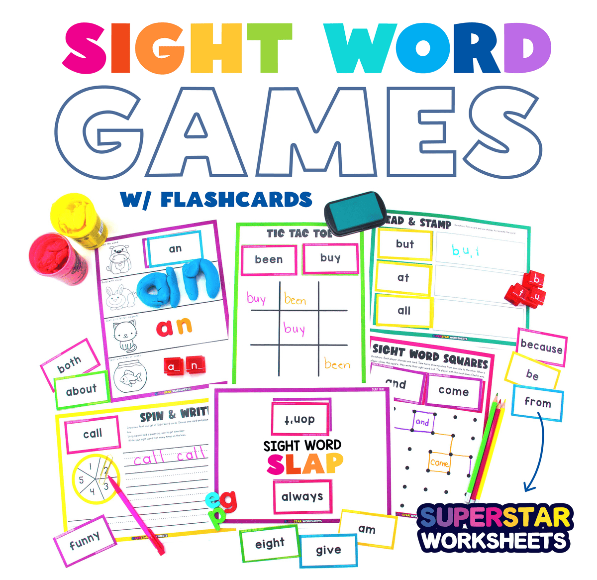Sight Word Games - Superstar Worksheets within Free Printable Reading Games For 2Nd Graders