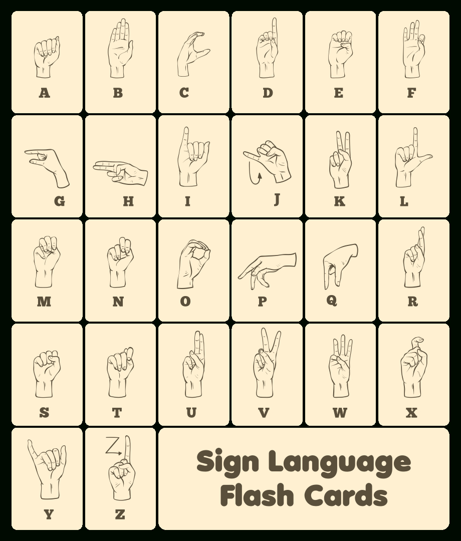 Sign Language Printable Flash Cards - Worksheets Library regarding Sign Language Flash Cards Free Printable