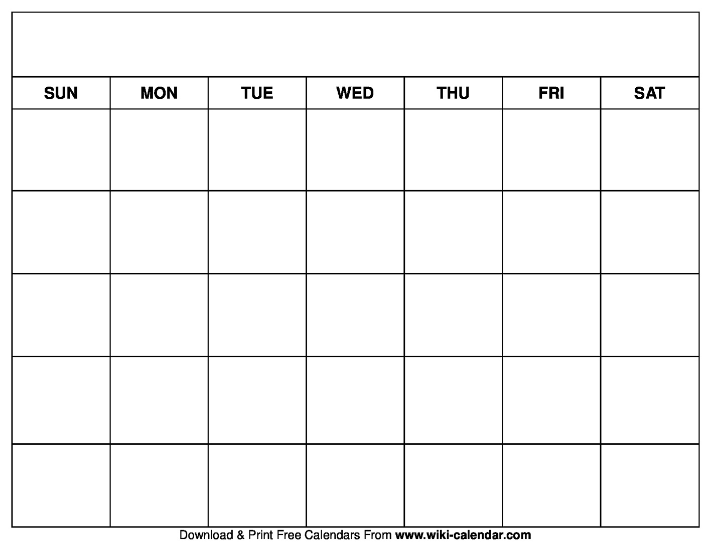 Simple Blank Calendar Templates – Free To Download &amp;amp; Print regarding Free Printable Schedule