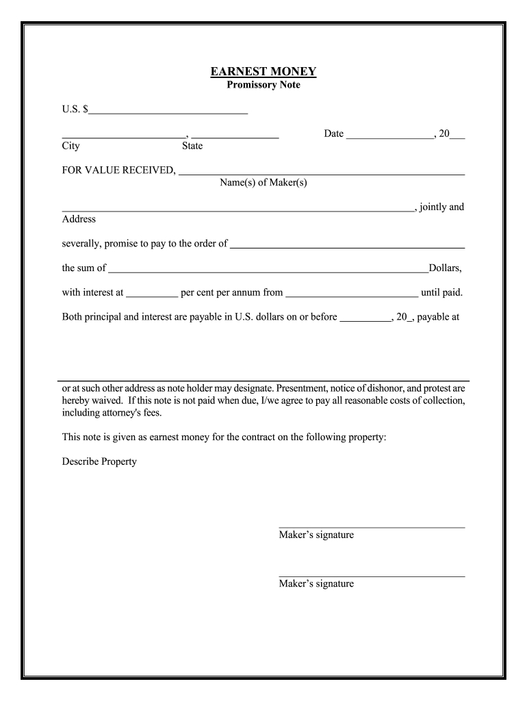 Simple Promissory Note Pdf | Airslate Signnow with Free Printable Promissory Note Contract
