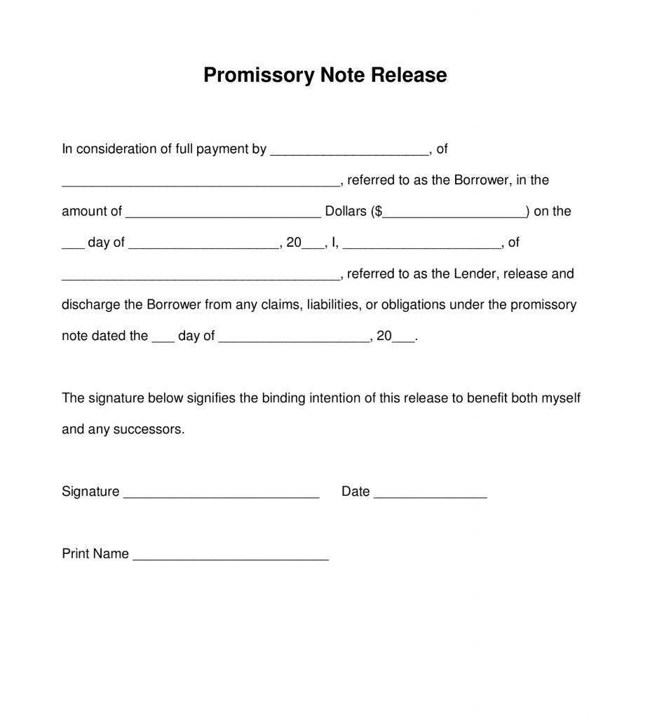Simple Promissory Note Template [Free Download] | Fill throughout Free Printable Promissory Note Contract