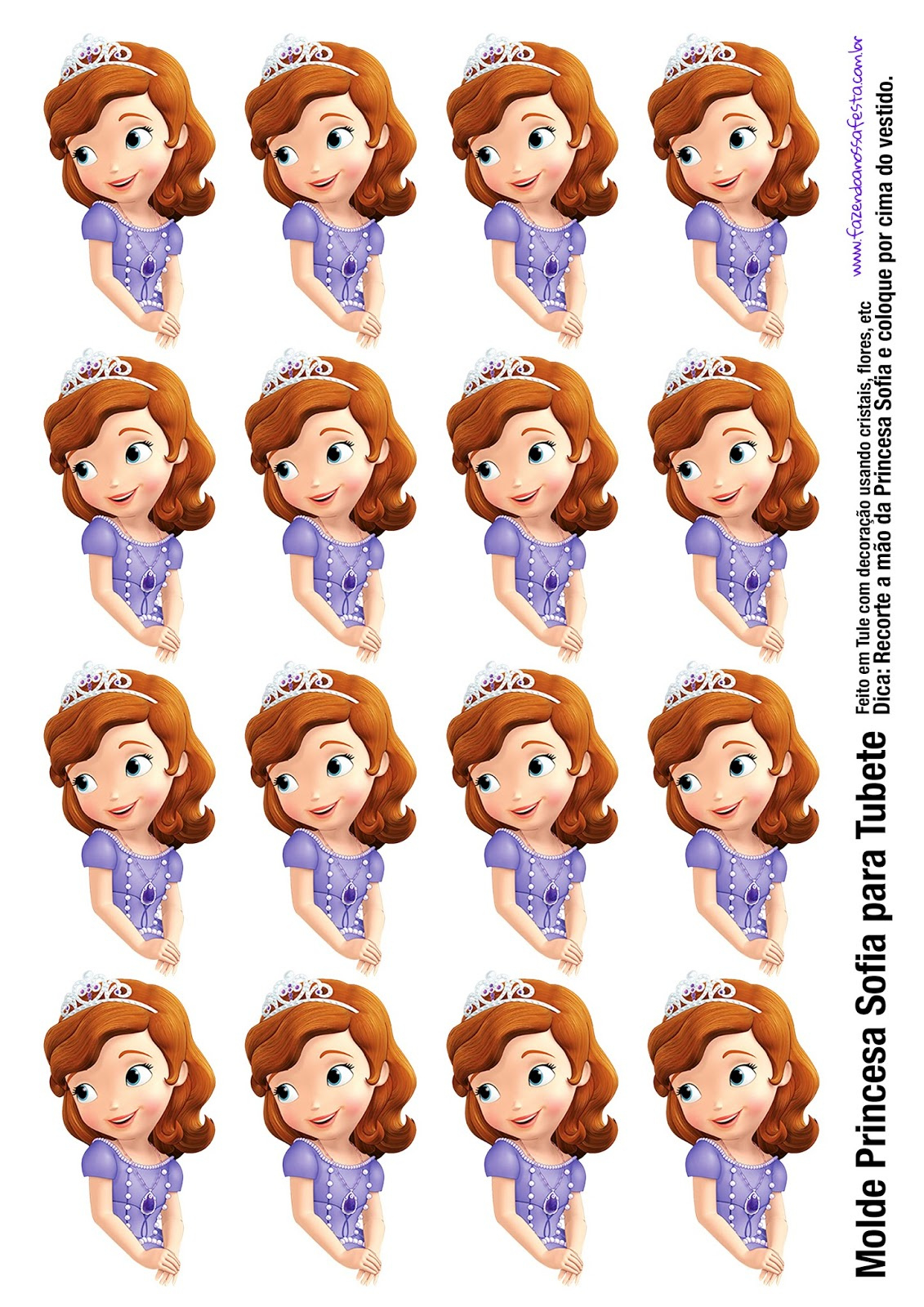 Sofia The First Free Printable Centerpieces. - Oh My Fiesta! In pertaining to Free Printable Sofia Cupcake Toppers