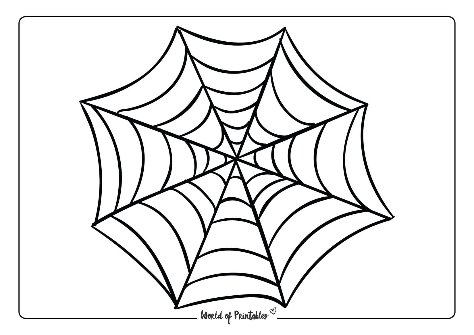 Spiderweb Printables - World Of Printables within Spider Web Stencil Free Printable