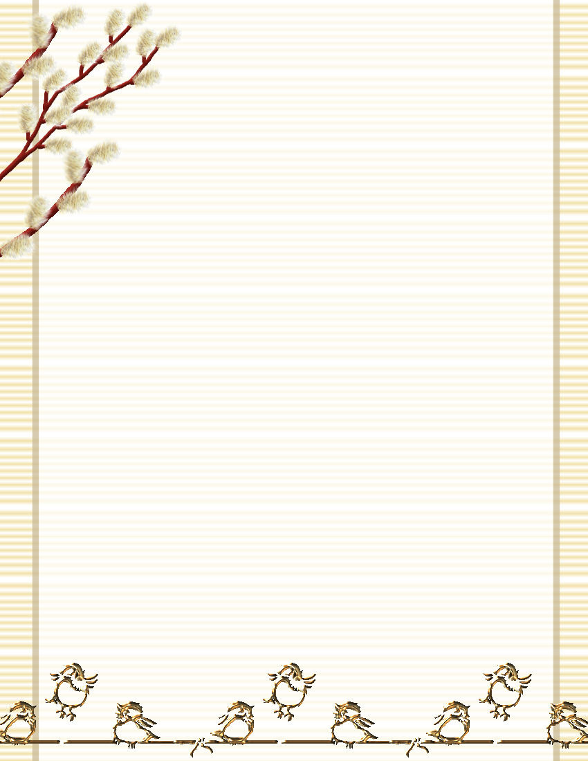 Spring Stationery Themed Downloads Pg. 1 inside Free Printable Spring Stationery