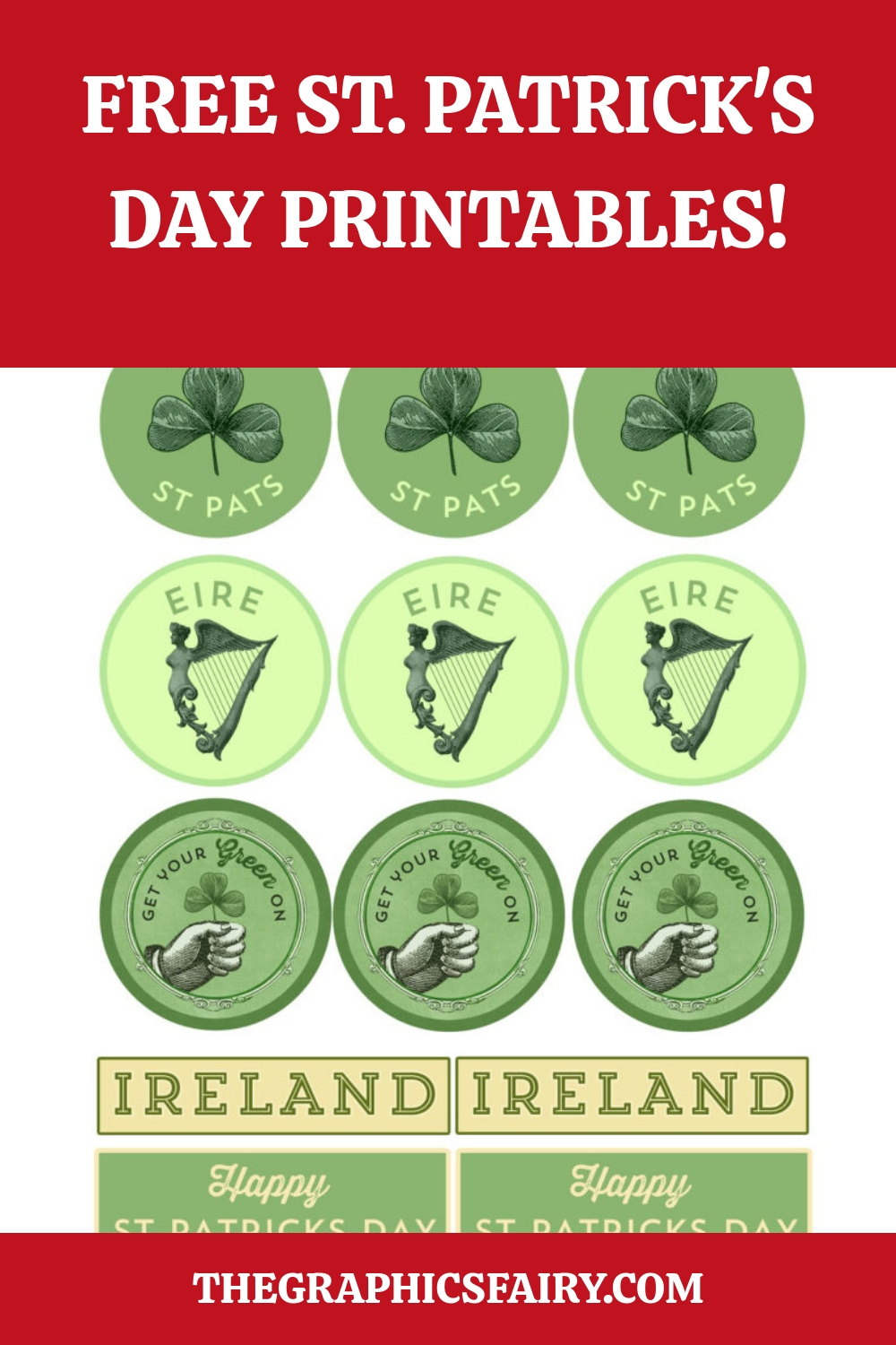 St. Patrick&amp;#039;S Day Banner Printables! - The Graphics Fairy with Free Printable St Patrick&amp;#039;S Day Banner
