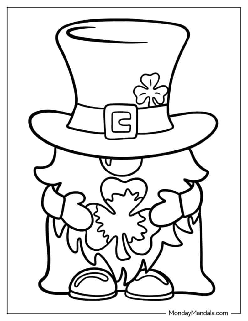St. Patrick&amp;#039;S Day Coloring Pages (Free Pdf Printables) in Free Printable Saint Patrick Coloring Pages