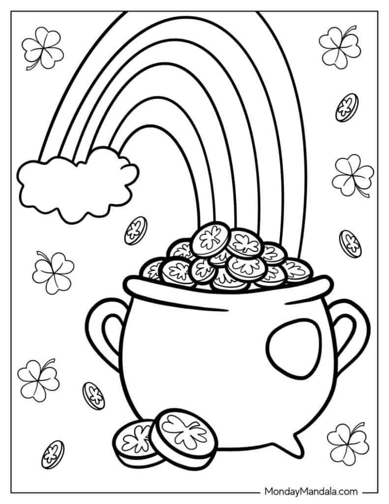 St. Patrick'S Day Coloring Pages (Free Pdf Printables) with Free Printable St Patrick Day Coloring Pages