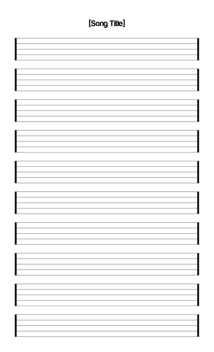 Staff Paper Blank Sheet Music - 10 Free Pdf Printables | Printablee within Free Printable Blank Music Staff Paper