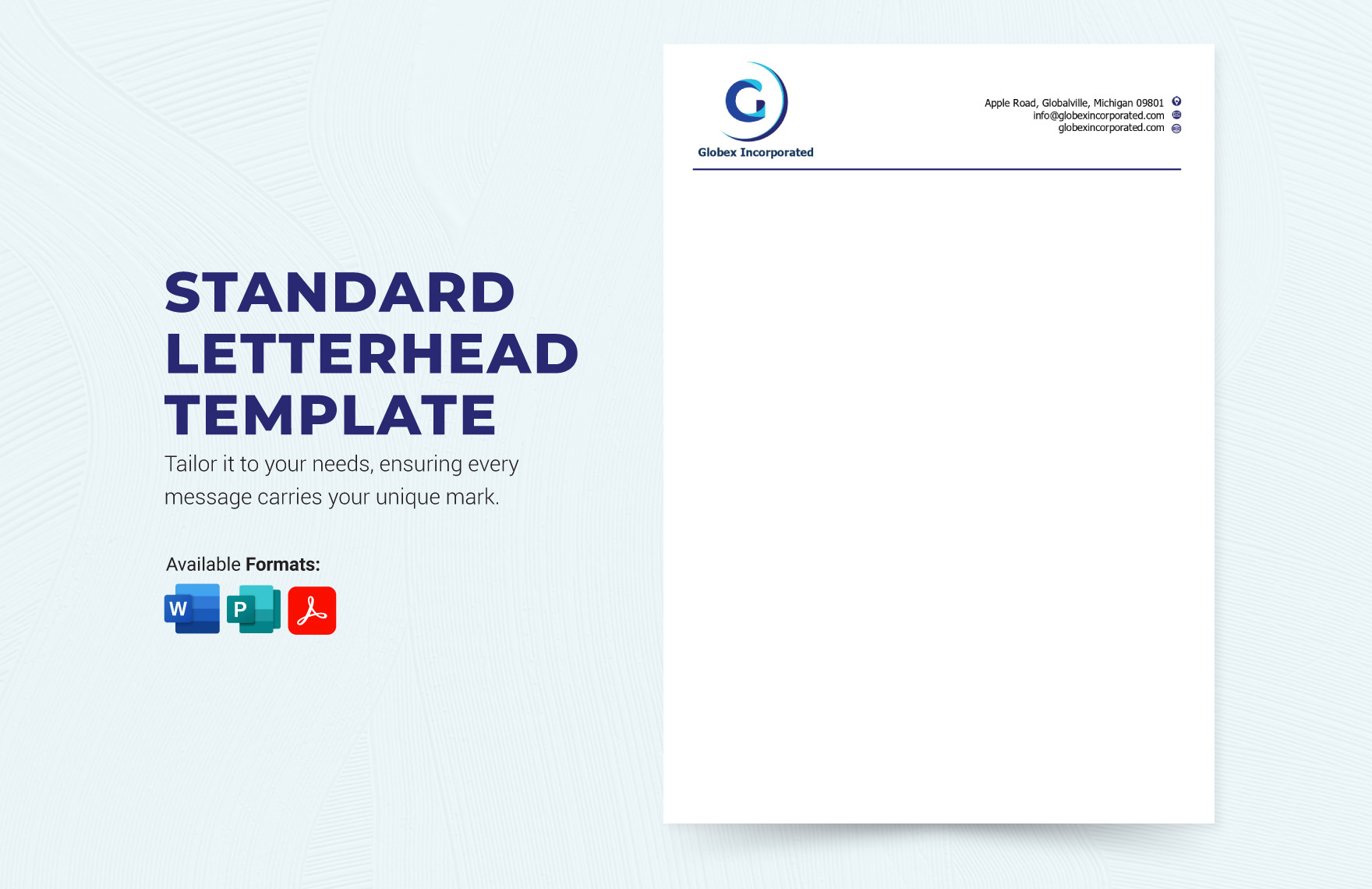 Standard Letterhead Template In Word, Publisher, Pdf - Download within Free Printable Letterhead Templates
