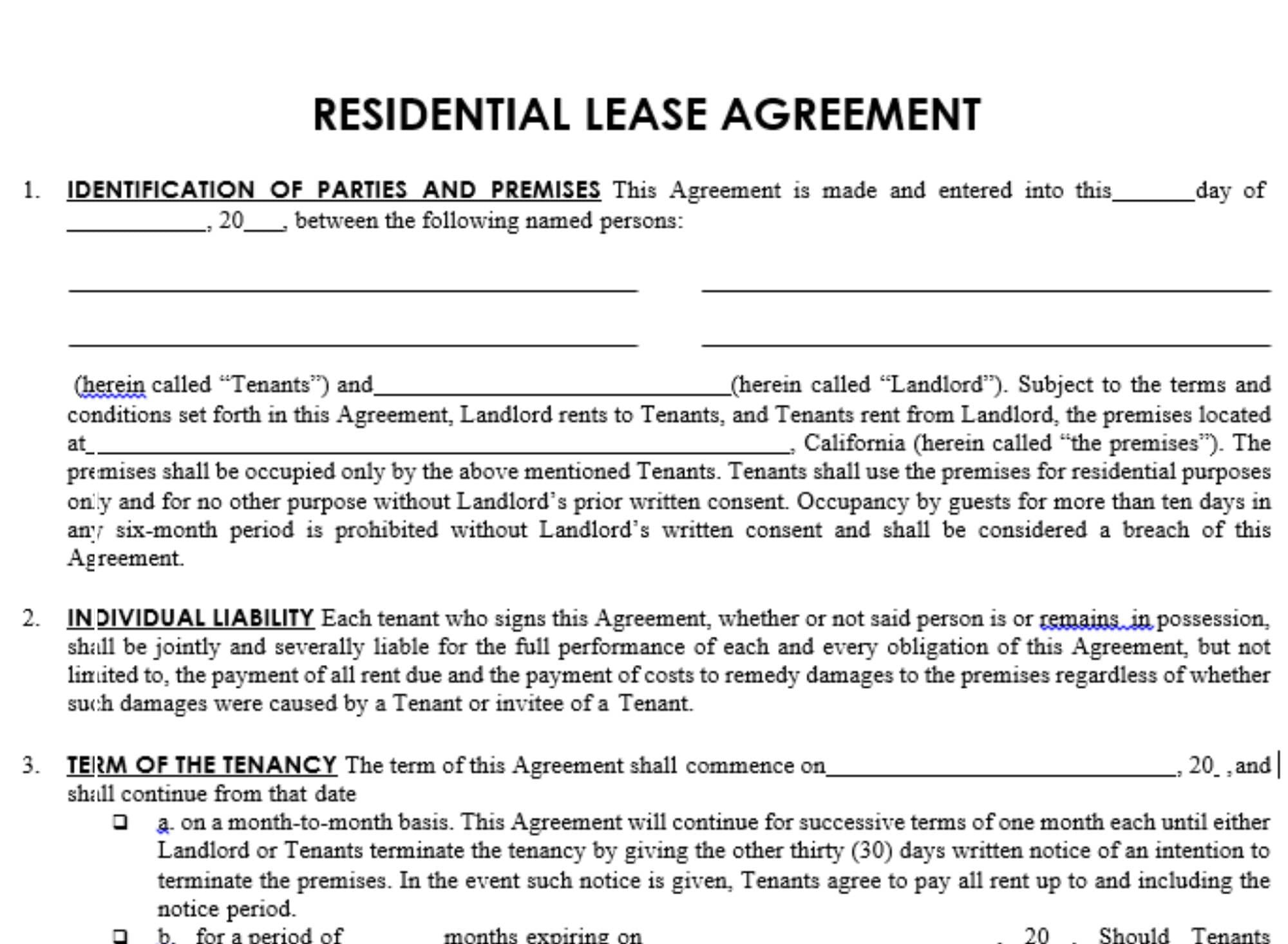 Staples Lease Agreement Free Printable Residential Lease Agreement intended for Free Printable Residential Rental Agreement Forms