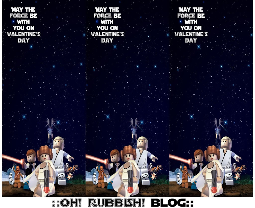 Star Wars Happy Valentine Day :: Diy :: Glow Stick &amp;amp; Printable with Free Printable Lego Star Wars Valentines