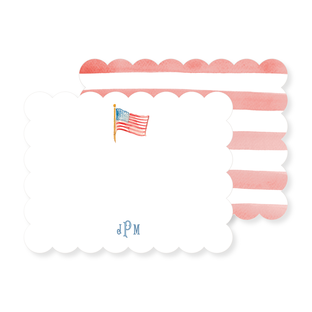 Stars And Stripes 4Th Of July Letter Papers | Fine Stationery intended for Free Printable 4Th Of July Stationery