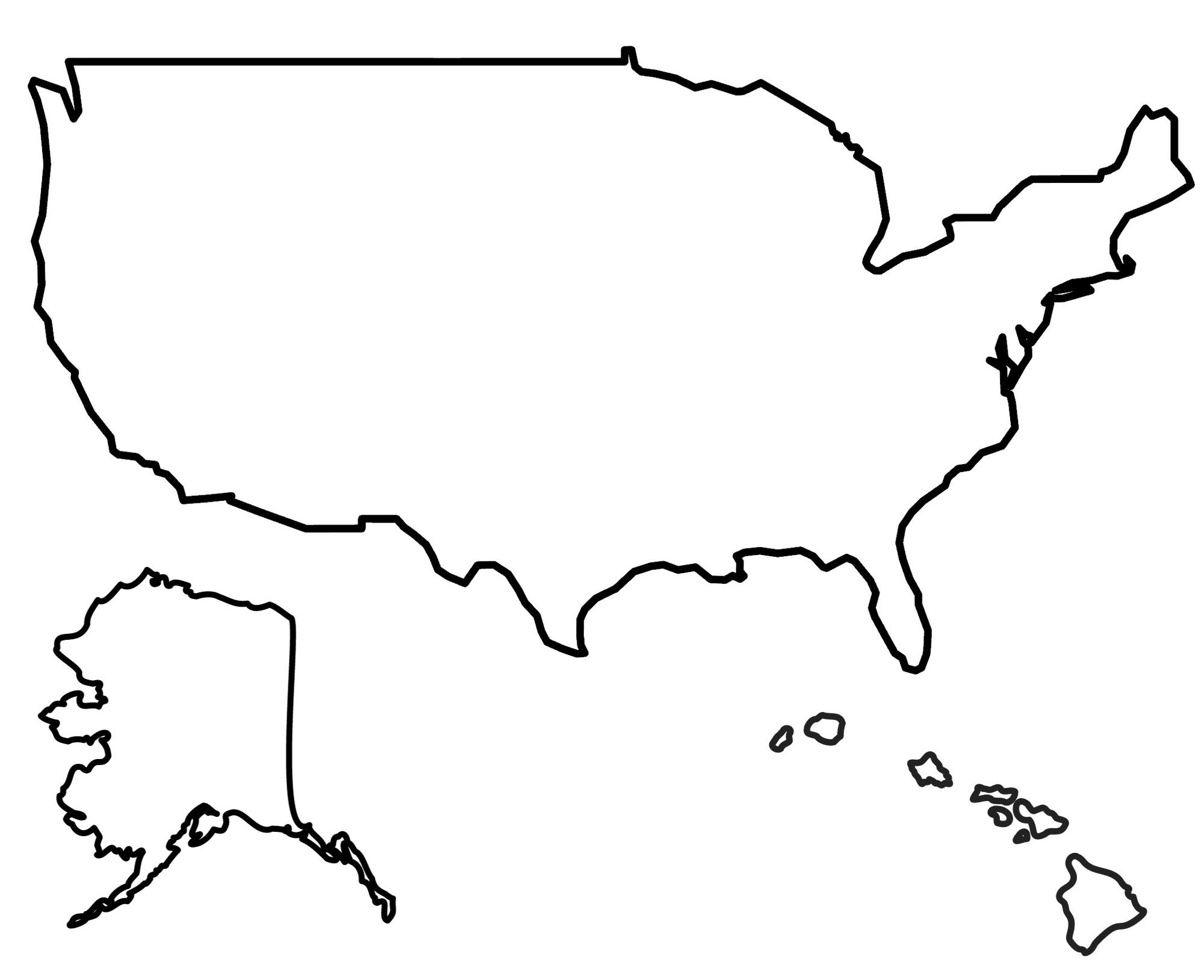 State Outlines: Blank Maps Of The 50 United States - Gis Geography with regard to Free Printable Outline Map Of United States