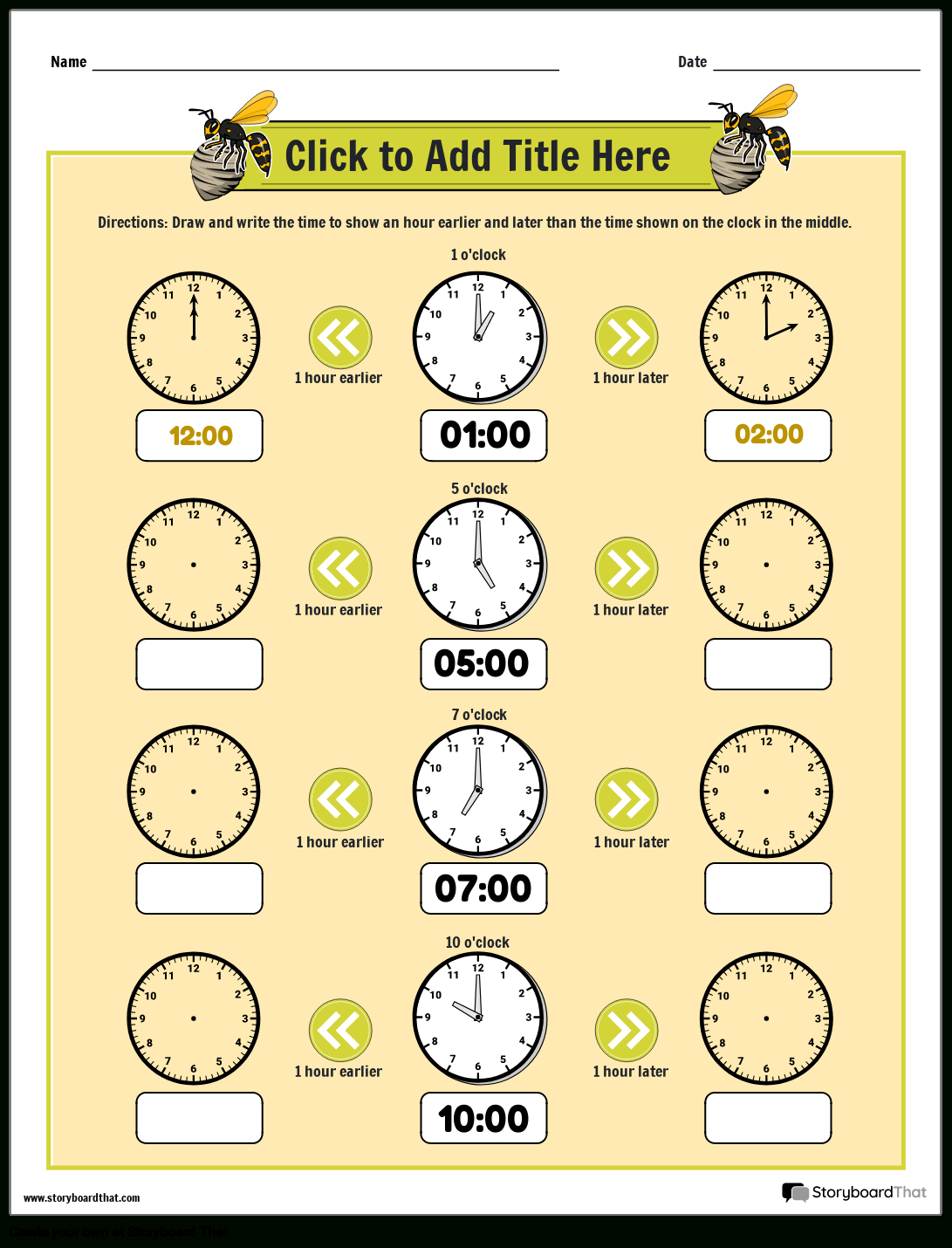 Storyboard That: Free Elapsed Time Worksheets pertaining to Elapsed Time Worksheets Free Printable