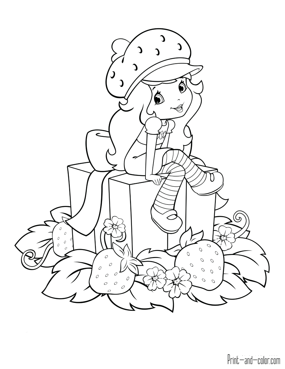 Strawberry Shortcake Coloring Pages | Print And Color in Strawberry Shortcake Coloring Pages Free Printable