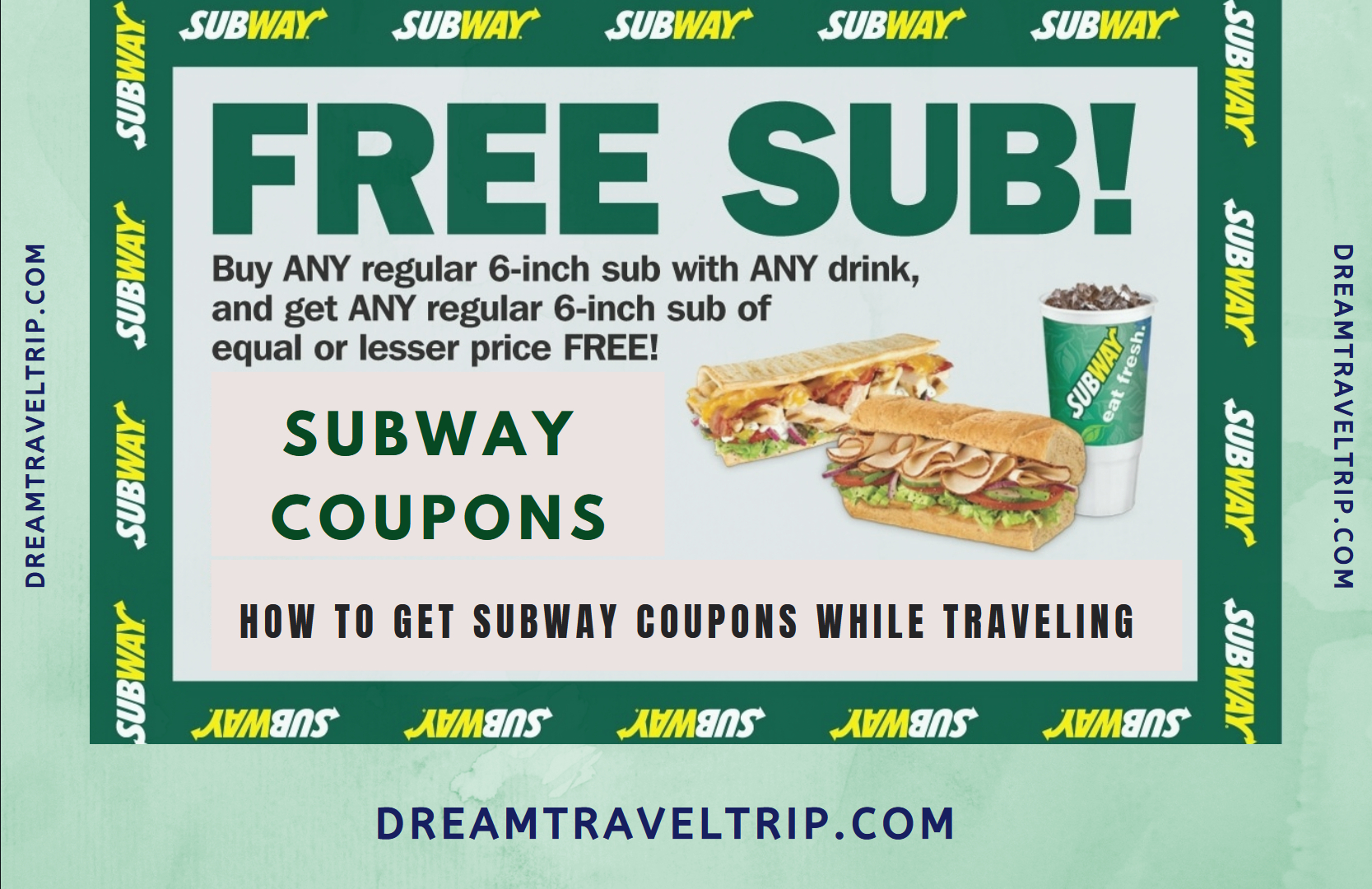 Subway Coupons - Worksheets Library in Free Printable Subway Coupons 2017