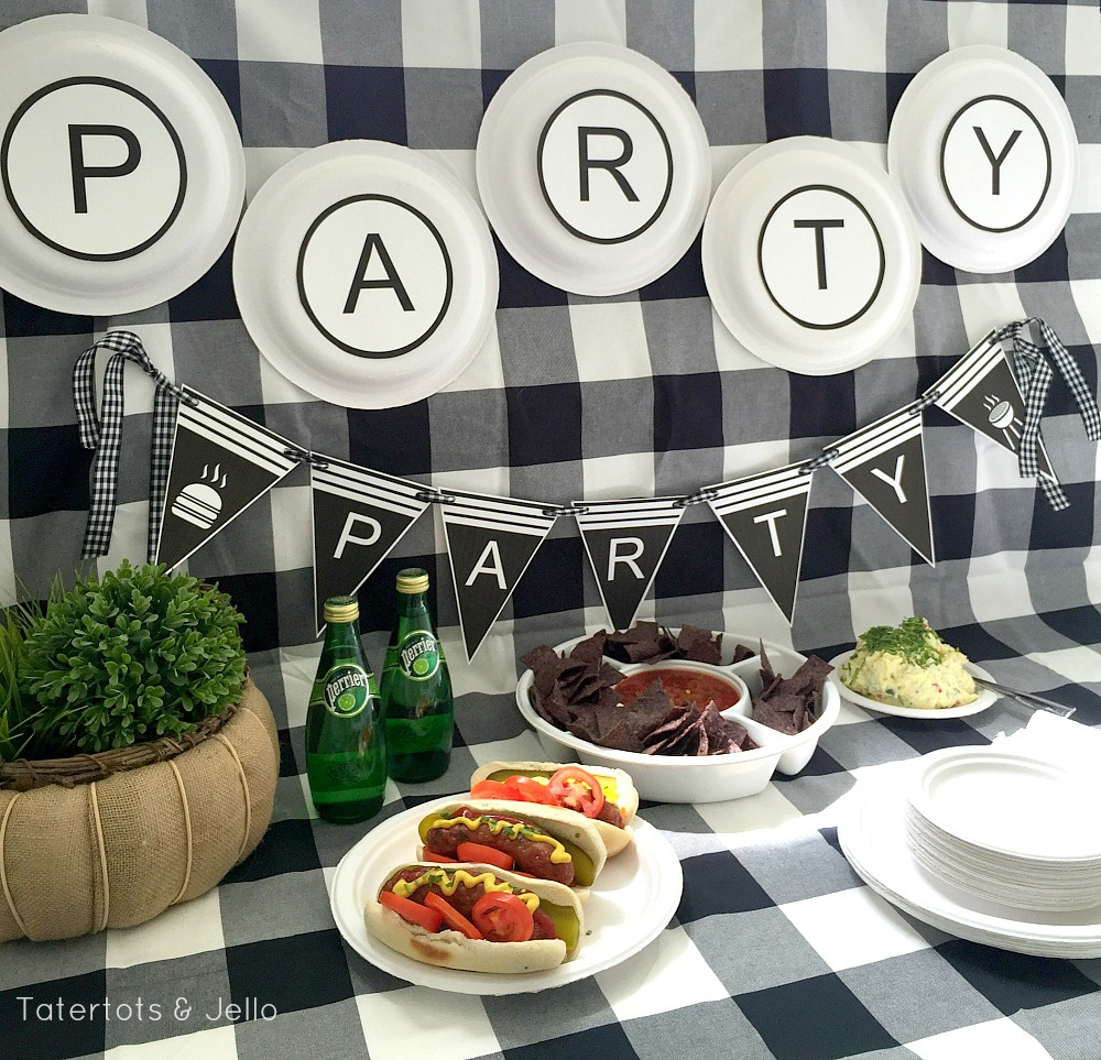 Summer Bbq Party Ideas And Printables - Easy Print And Cut Out Banner within Free Printable Chinet Coupons