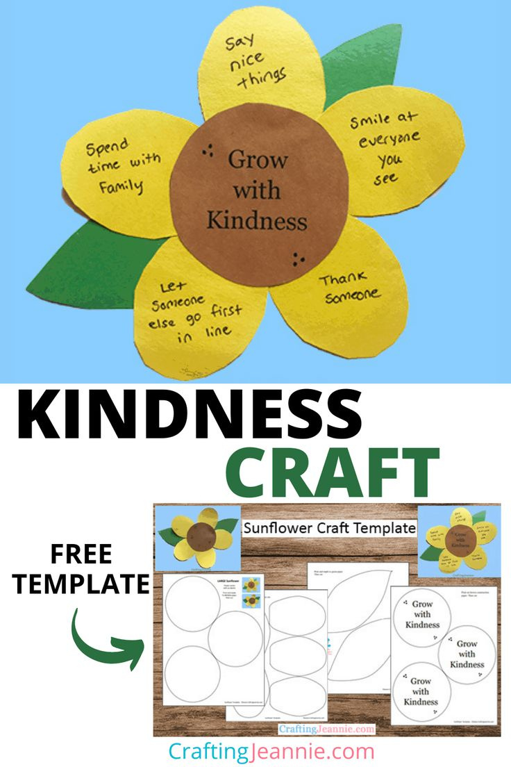 Sunflower Craft For Preschoolers (Free Template) - Crafting Jeannie pertaining to Free Printable Sunday School Crafts