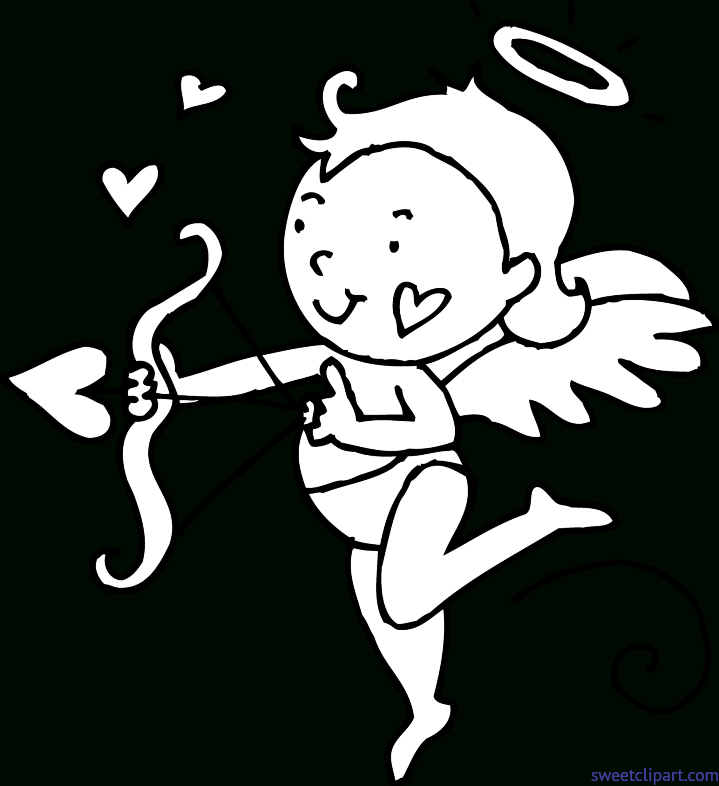 Sweet Clip Art - Cute Free Clip Art And Coloring Pages with Free Printable Pictures Of Cupid