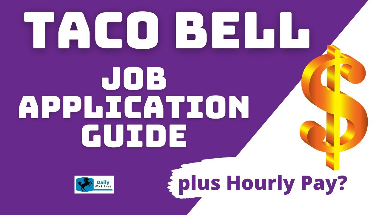 Taco Bell Application Guide - Worksheets Library with Free Printable Taco Bell Application