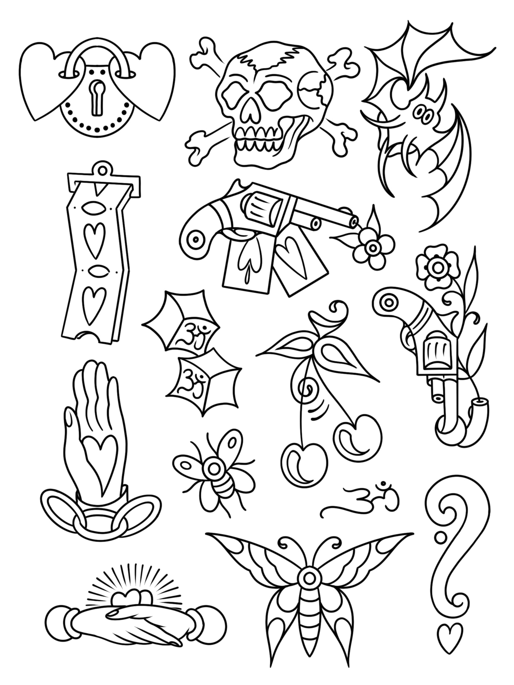 Tattoodo Free Tattoo Weekender - Things&Ink inside Free Printable Tattoo Flash