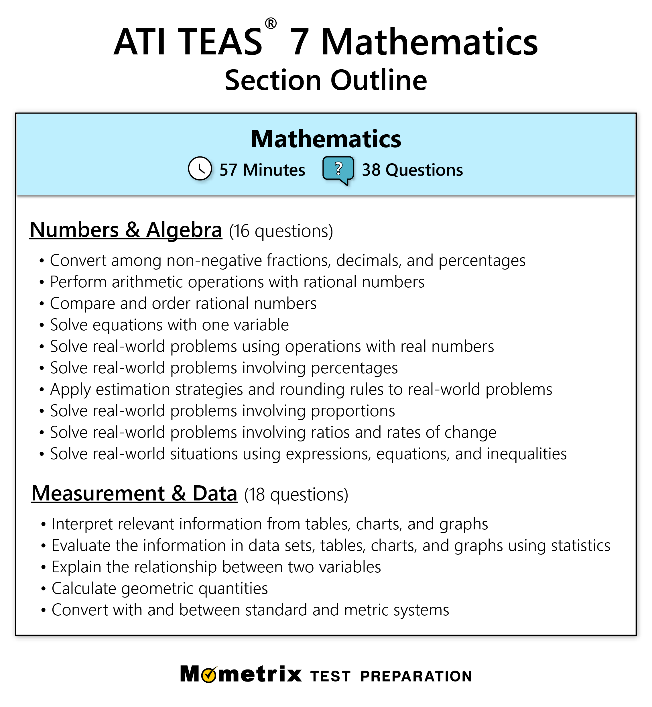 Teas 7 Math Practice Test (Updated 2025) with regard to Free Printable Teas Study Guide
